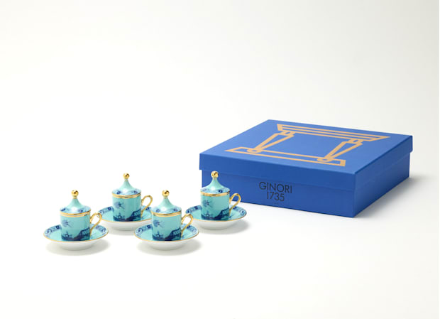 COFFEE SET FOR FOUR | GINORI 1735